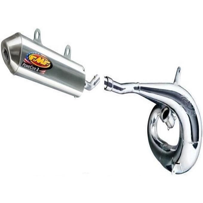 Load image into Gallery viewer, FMF GNARLY FULL PIPE EXHAUST AND POWERCORE 2 SILENCER 91-01 HONDA CR500R CR500
