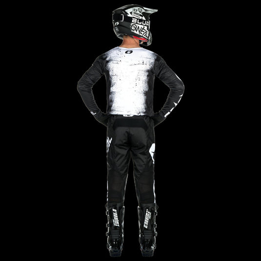 Motocross Jersey 242 O'Neal Mayhem Scarz Black / White Motocross Jersey