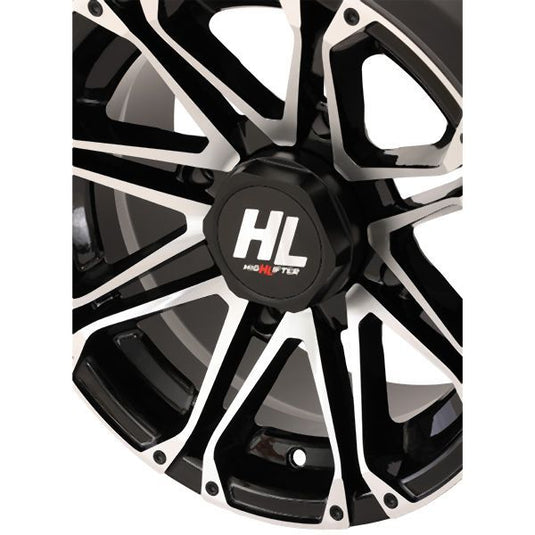 High Lifter 14x7 4/137 4+3 Gloss Black Machined HL3 Wheel 14HL03-1137