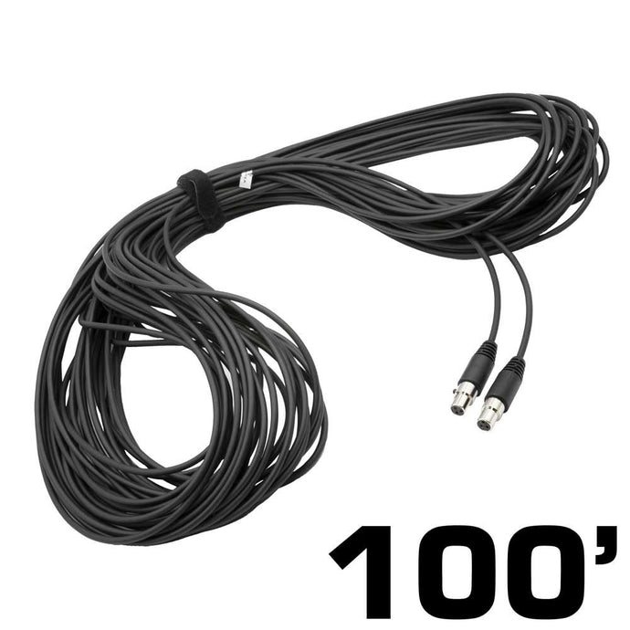 Rugged Radios 100 Ft 3-Pin to 3-Pin Straight Cord for H85 Linkable Headsets CS-100-3P