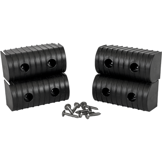 Caliber Bunkwrap End Cap Acc. 2X4 Black 4 Pk. W/ Hardware Kit 23051-BK