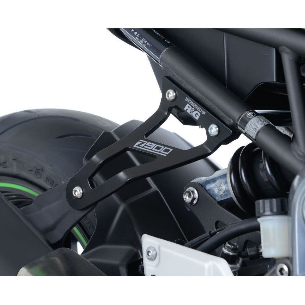 R&G Racing Black Exhaust Hanger For 2017-2019 Kawasaki Z900 ZR900 EH0074BK