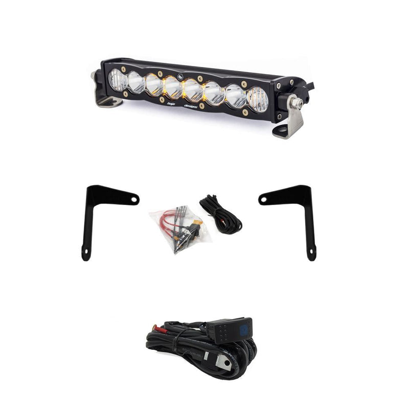 Load image into Gallery viewer, Baja Designs Shock Mount LED Light Bar S8 Series Driving/Combo Pattern Clear Lens 447037
