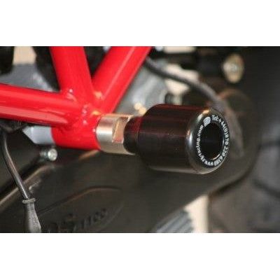 Load image into Gallery viewer, R&amp;G Racing Black Classic Style Crash Protectors For 2008-2009 Ducati Hypermotard 1100

