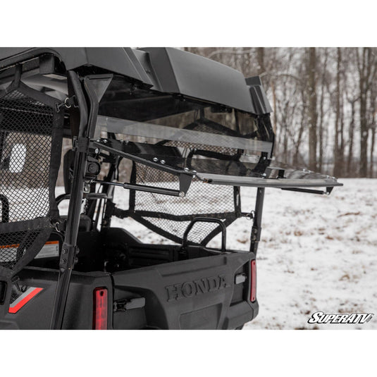 SuperATV Honda Pioneer 700-4 Rear Windshield RWS-H-PIO-7004-76