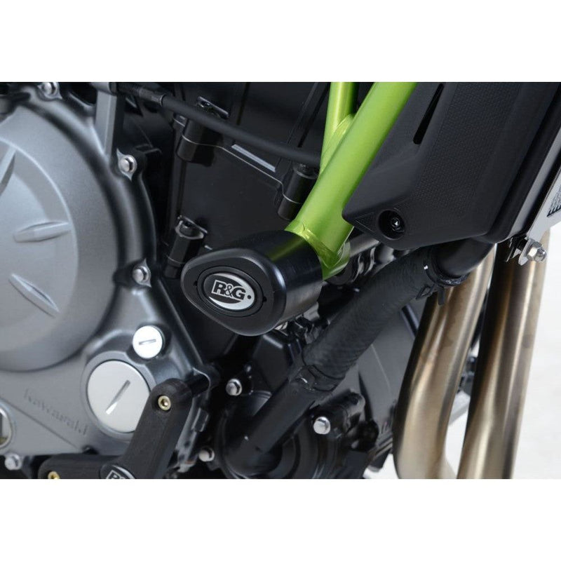 Load image into Gallery viewer, R&amp;G Racing White Aero Style Crash Protection Bobbins For 2017-2024 Kawasaki Ninja 650 EX650
