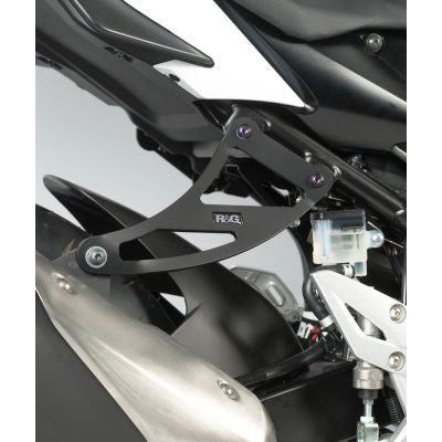 Load image into Gallery viewer, R&amp;G Racing Black Exhaust Hanger For 2011-2016 Suzuki GSR750 EH0050BK
