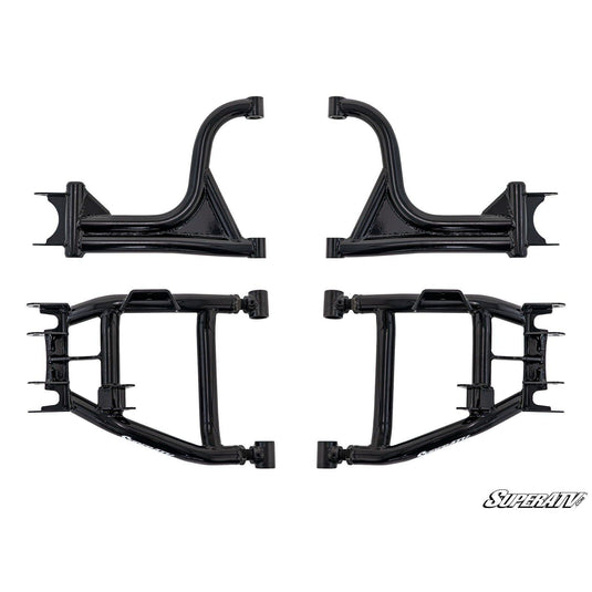 SuperATV Can-Am Defender HD5 High-Clearance 2" Rear Offset A-Arms AA-CA-DEF-2-R-HC-02