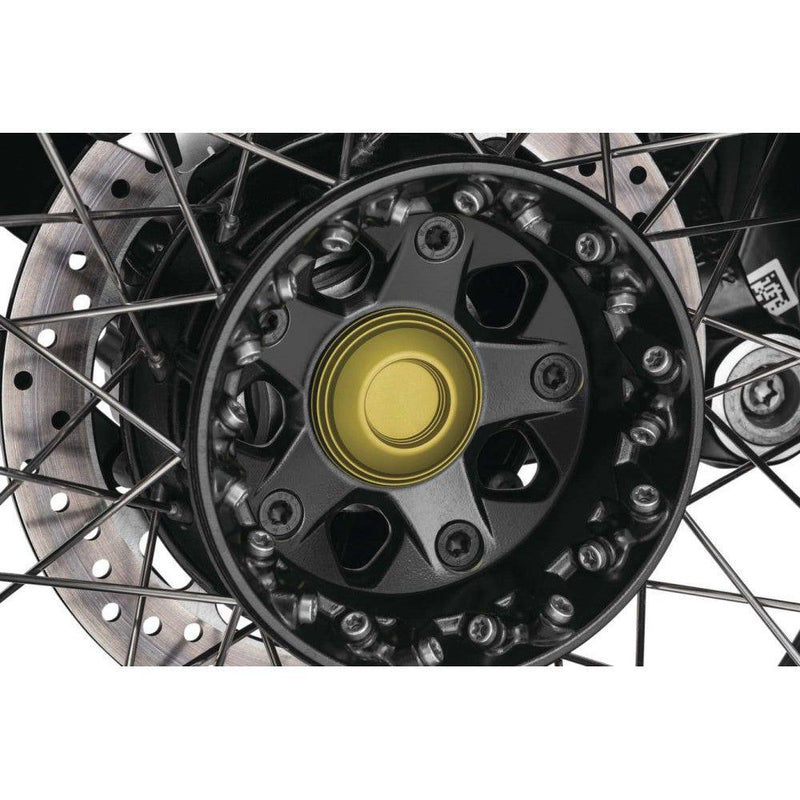 Load image into Gallery viewer, Kuryakyn Lodestar Gold Rear Axle Sliders 3802
