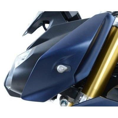 R&G Racing Black Front Indicator Adapter Kit For 2015-2020 Aprilia Tuono V4 1100 Factory ABS