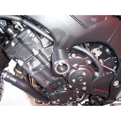 Load image into Gallery viewer, R&amp;G Racing Black Classic Style Crash Protectors For 2001-2015 Yamaha FZ1
