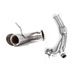 HMF Brushed Aluminum 3/4 Exhaust System For 2015-2017 Can Am Maverick Turbo