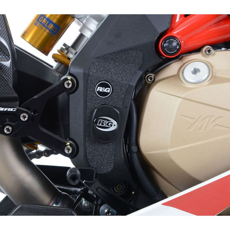 Load image into Gallery viewer, R&amp;G Racing Black Boot Guard Kit For 2010-2018 MV Agusta F4
