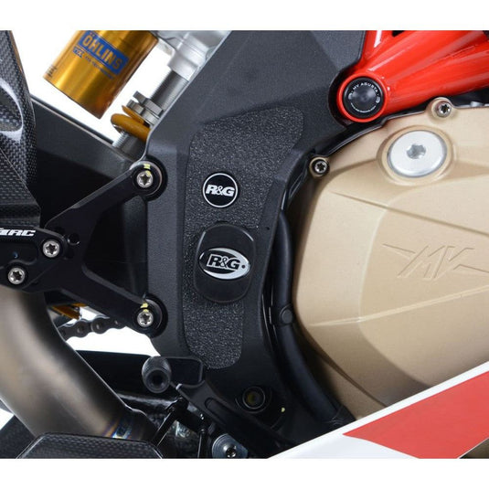 R&G Racing Black Boot Guard Kit For 2010-2018 MV Agusta F4