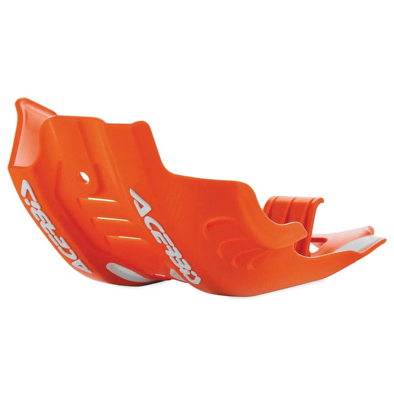 Load image into Gallery viewer, Acerbis 16 Orange/White Offroad Skid Plate - 2449425226
