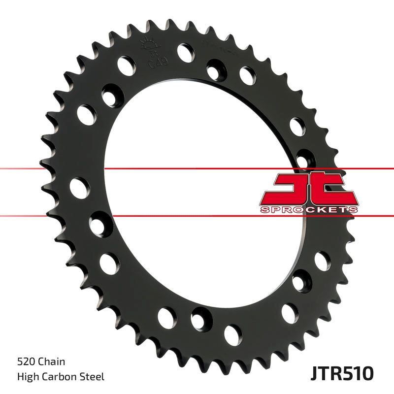 JT Sprockets Rear Steel Sprocket 48 Tooth 48T 520 Chain For Cagiva WMX250 1987-1988 JTR510.48