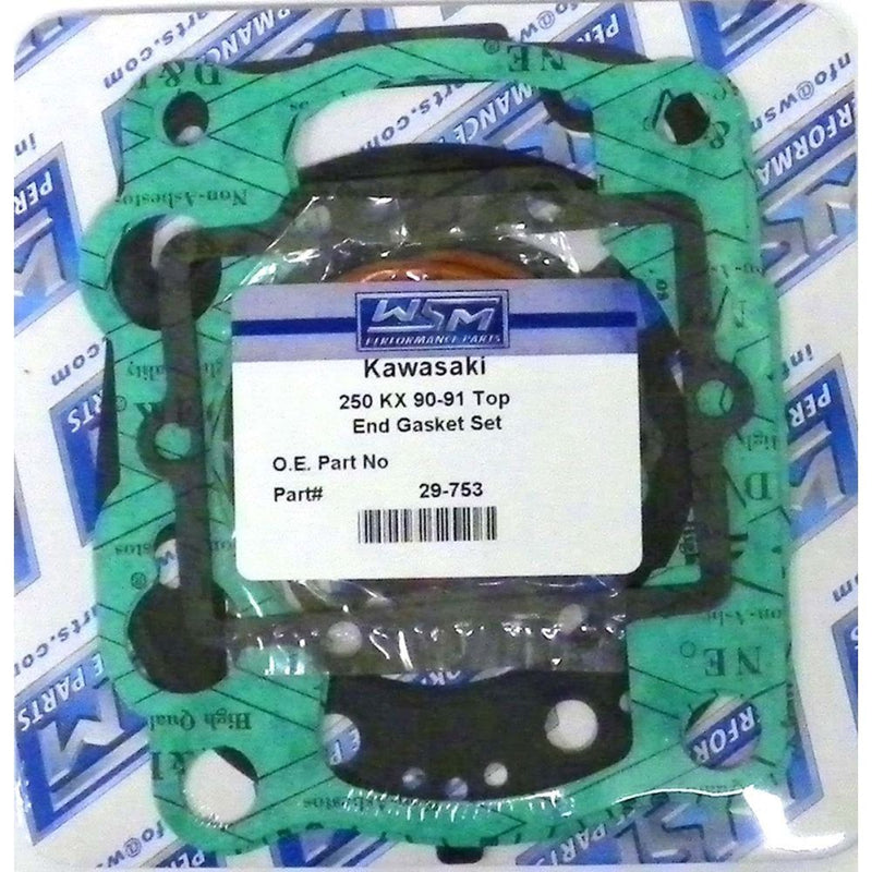 Load image into Gallery viewer, WSM Top End Gasket Kit For Kawasaki 250 KX 90-91 29-753
