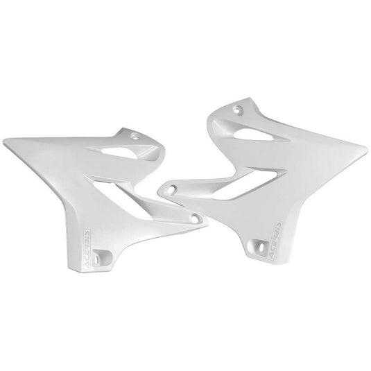 Acerbis White Radiator Shrouds for Yamaha - 2402980002