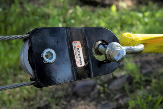 Keeper 20,000 lbs. Capacity Pulley Block Assembly