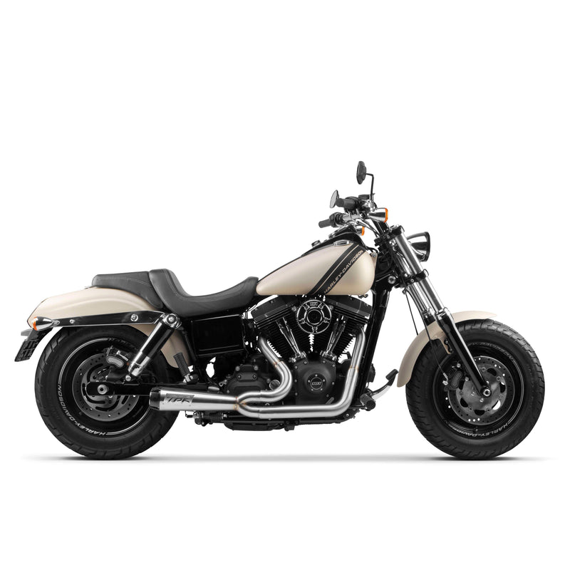 Load image into Gallery viewer, Two Brothers 2-Into-1 Comp-S Exhaust Stainless w/Carbon Fiber Tip for 06-17 FXD
