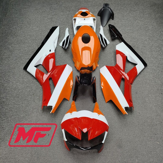 Monster Fairings Full Kit Honda CBR600RR 13-25 Repsol White Red Orange + Windshield + Gas Tank Cover