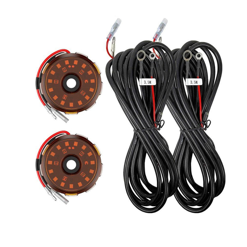 Load image into Gallery viewer, KC HiLiTES Two-Light Add-On Cyclone V2 Kit - Amber - 3.5 Meters Long 6334

