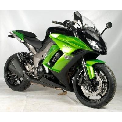 Load image into Gallery viewer, R&amp;G Racing Black Aero Style Crash Protection Bobbins For 2011-2016 Kawasaki Z1000SX (Ninja 1000)
