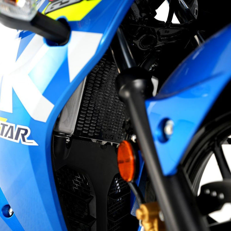 Load image into Gallery viewer, R&amp;G Racing Matt Black PRO Radiator Guard For 2017-2024 Suzuki GSX-R125
