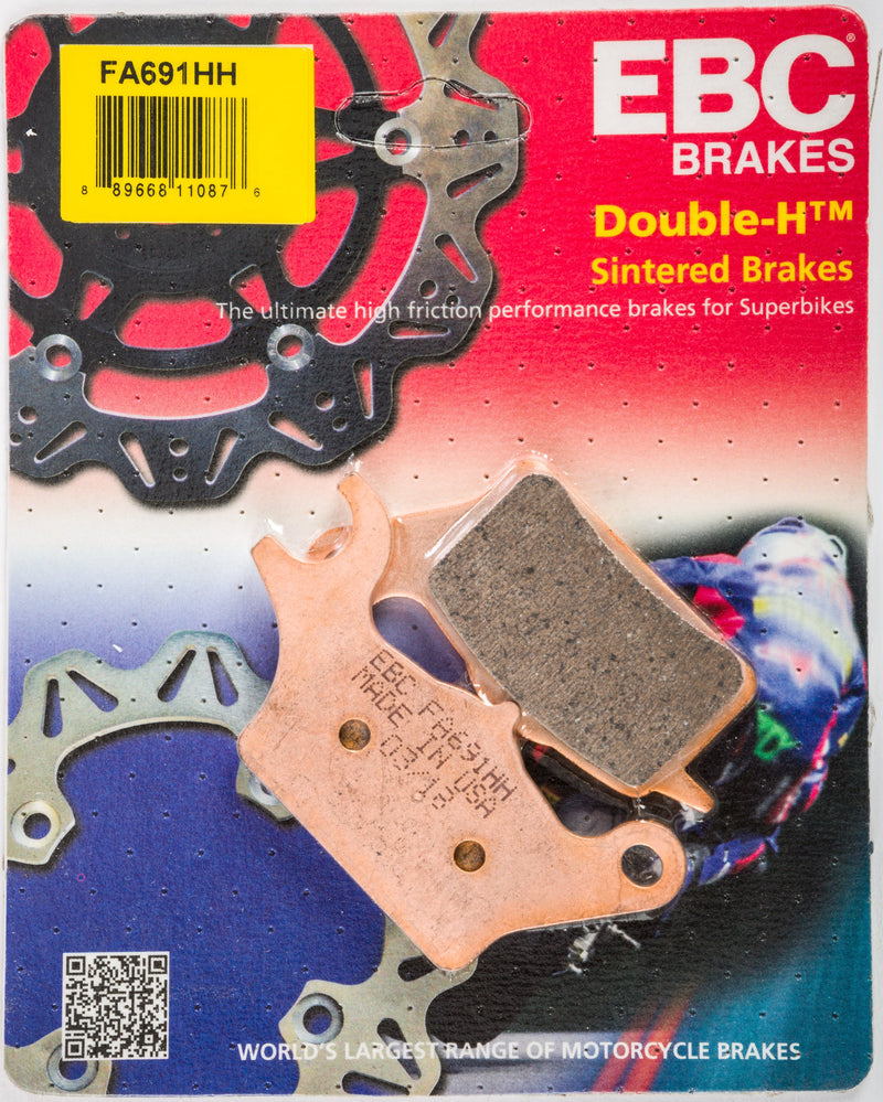 Load image into Gallery viewer, EBC 1 Pair Sintered HH Race Formula Brake Pads MPN FA691HH
