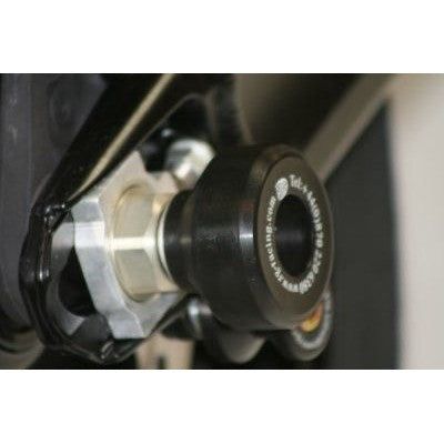 Load image into Gallery viewer, R&amp;G Racing Black Swingarm Protectors For 2005-2008 KTM 950 Supermoto
