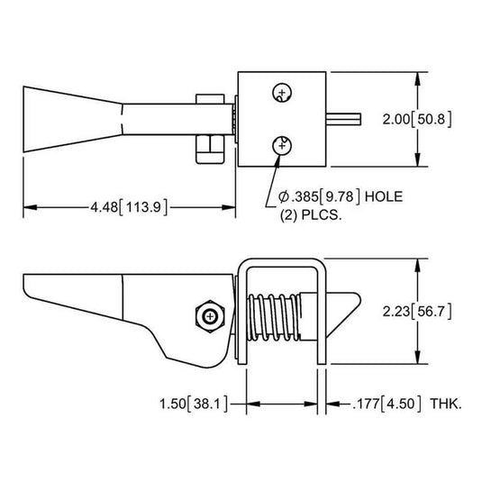 Trailer Tipper Latch for Tip Bed Trailers