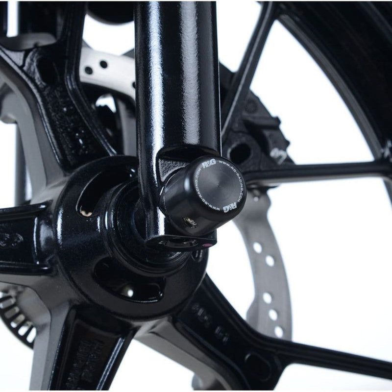 Load image into Gallery viewer, R&amp;G Racing Black Fork Protectors For 2017-2024 Suzuki GSX-R125
