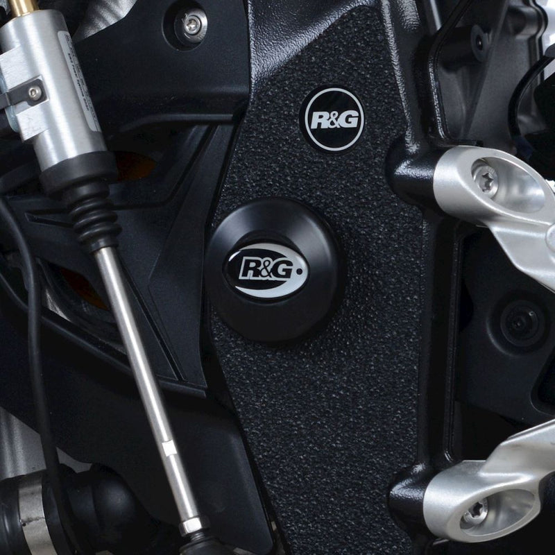 Load image into Gallery viewer, R&amp;G Racing Black Frame Plug RHS For 2024-2024 BMW M 1000 XR
