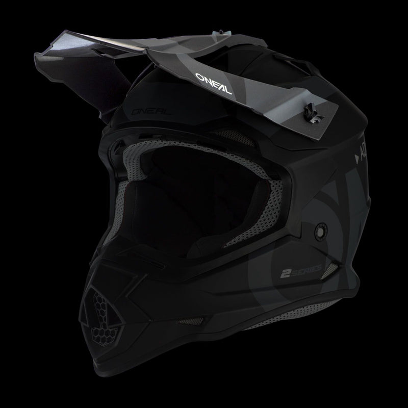 Load image into Gallery viewer, Oneal 2 SRS Slick Black / Grey Helmet Visor - 0200-S10
