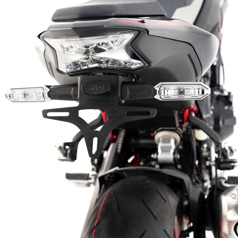 Load image into Gallery viewer, R&amp;G Racing Black Tail Tidy License Plate Holder For 2020-2023 Kawasaki Z H2 ZR1000 ABS
