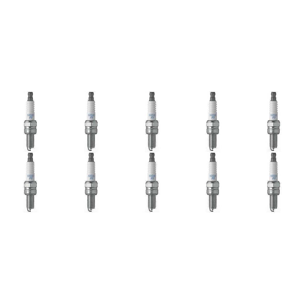 Set of 10 NGK Standard Spark Plugs for Kawasaki KX250F 2005-2004 Engine 250cc