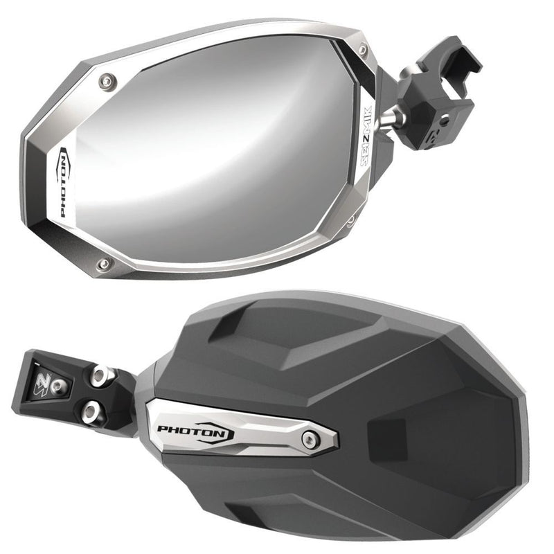 Load image into Gallery viewer, Seizmik Photon Side View Mirrors with Cast Aluminum Body &amp; Bezel 56-18109
