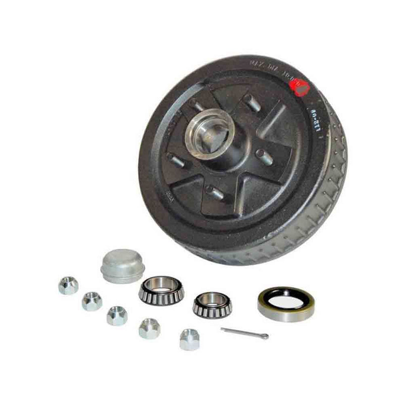 Load image into Gallery viewer, Trailer Hub and Drum Assembly 5 on 5&quot; Bolt Circle, 1,750lb Capacity for Tapered Spindle
