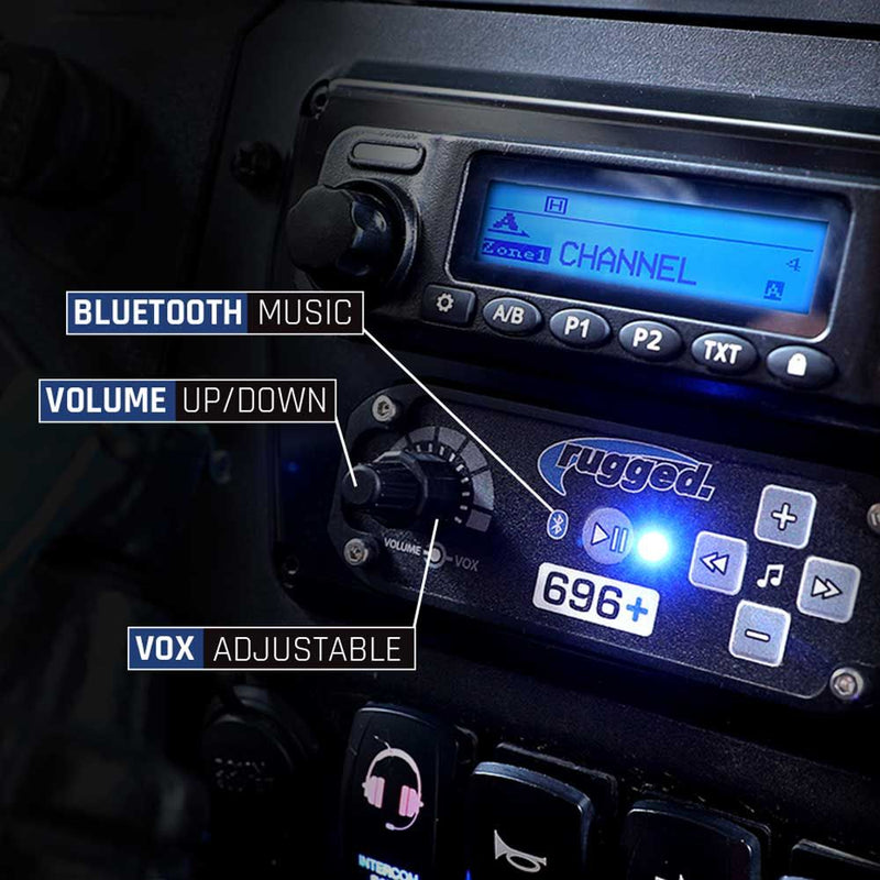Load image into Gallery viewer, Rugged Radios 696 PLUS High Fidelity Bluetooth Intercom RRP696
