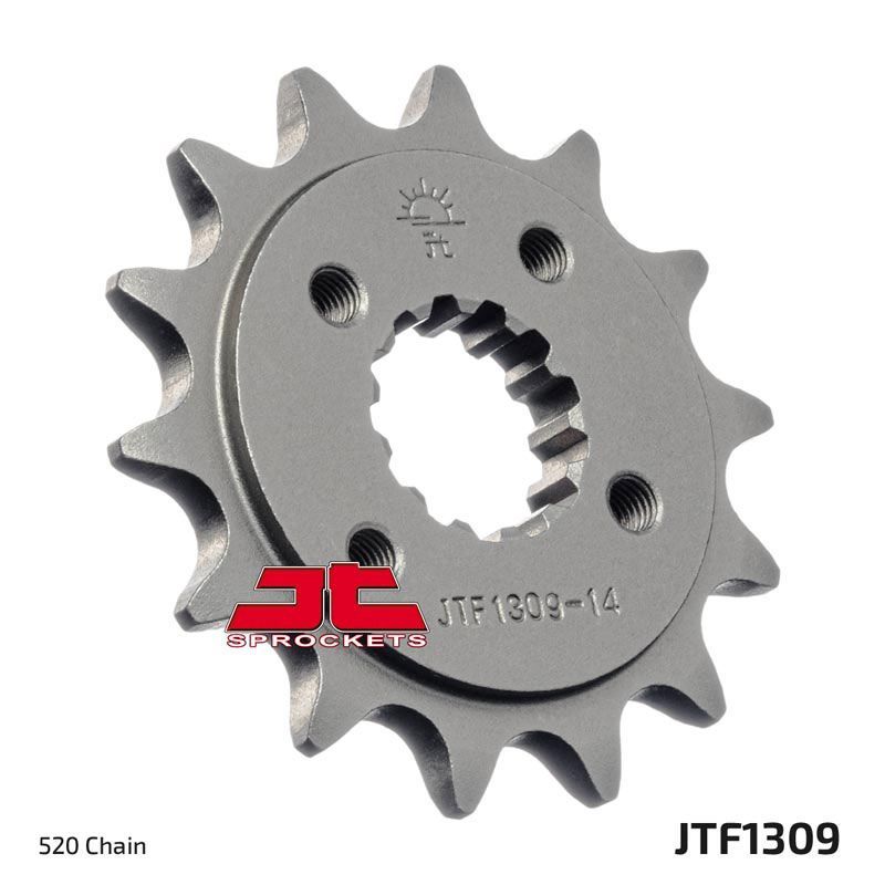 Load image into Gallery viewer, JT Sprockets Front Steel Countershaft Sprocket 14 Tooth 14T 520 Chain
