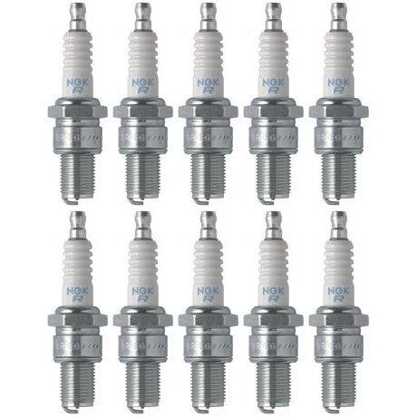 Set of 10 NGK Standard Spark Plugs for Kawasaki KX65-A 2006-2000 Engine 65cc
