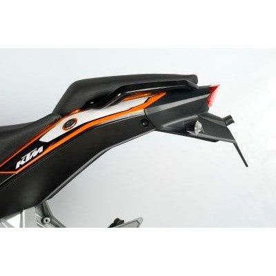 Load image into Gallery viewer, R&amp;G Racing Black Tail Tidy License Plate Holder For 2011-2016 KTM 125 Duke
