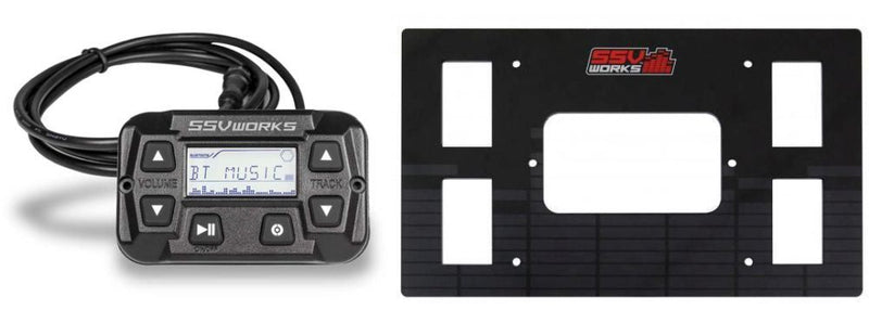 Load image into Gallery viewer, SSV Works MRB3S Media Controller With Dash Panel Kit For Polaris RZR XP 14-18
