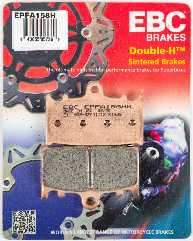 Load image into Gallery viewer, EBC 1 Pair EPFA Sintered Fast Street and Trackday Brake Pads MPN EPFA158HH

