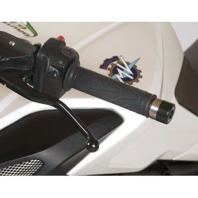 Load image into Gallery viewer, R&amp;G Racing Black Bar End Sliders For 2013-2016 MV Agusta Brutale 675
