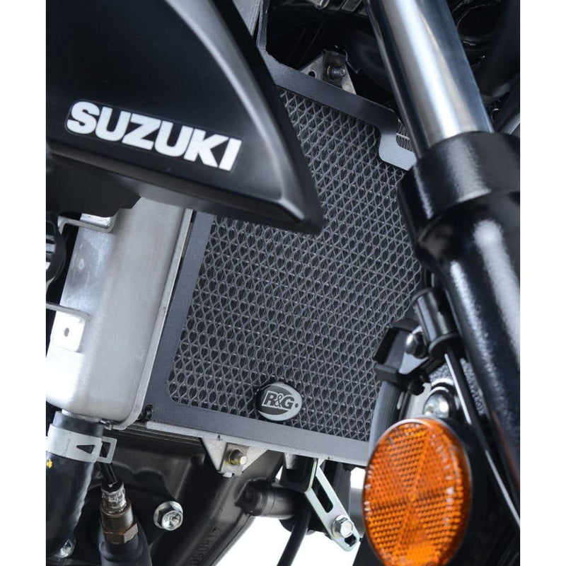 Load image into Gallery viewer, R&amp;G Racing Black Aluminum Radiator Guard RAD0225BK
