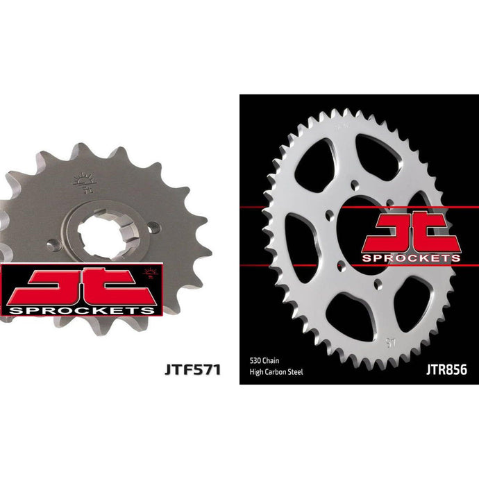 Front & Rear Sprocket Kit for YAMAHA XJ550 H,J,K Maxim-USA 81-83 JT Sprockets