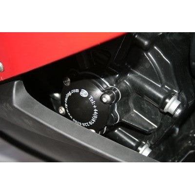 Load image into Gallery viewer, R&amp;G Racing Black Engine Case Sliders For 2005-2008 BMW K1200R

