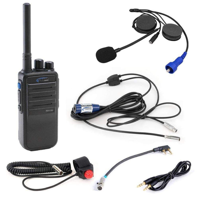 Rugged Radios Single Seat OFFROAD Kit with RDH Digital Handheld Radio SS-RDH-U