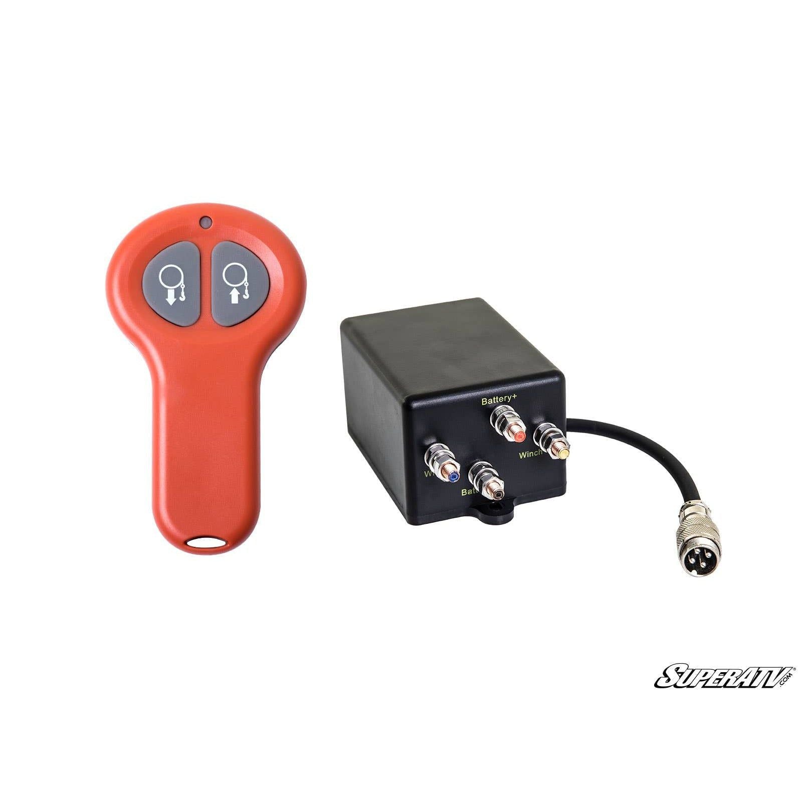 SuperATV Black Ops Winch Solenoid and Wireless Remote Kit WN-SOL-K